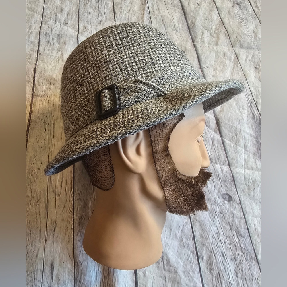 PENDLETON MEN'S WOOL CAP/HAT FEDORA GRAY 100% PURE VIRGIN WOOL SIZE 7 1/4